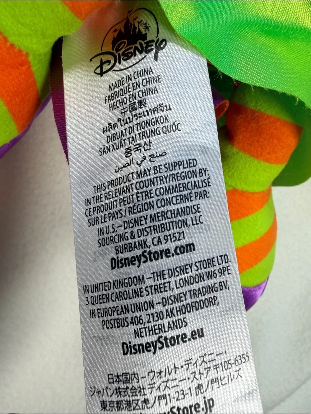 Disney Minnie Mouse Halloween Plush in Purple, Green & Orange